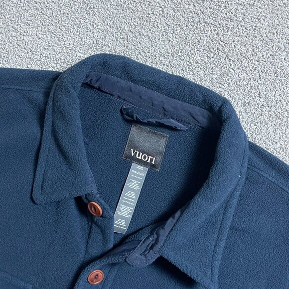 Vuori Aspen Shirt Fleece Jacket Athletic Fit 4-Way Stretch Polartec Men's Medium - Picture 3 of 6